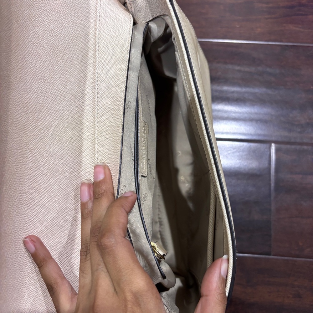 Calvin Klein on My Corner Saffiano Satchel - Picture 10 of 12